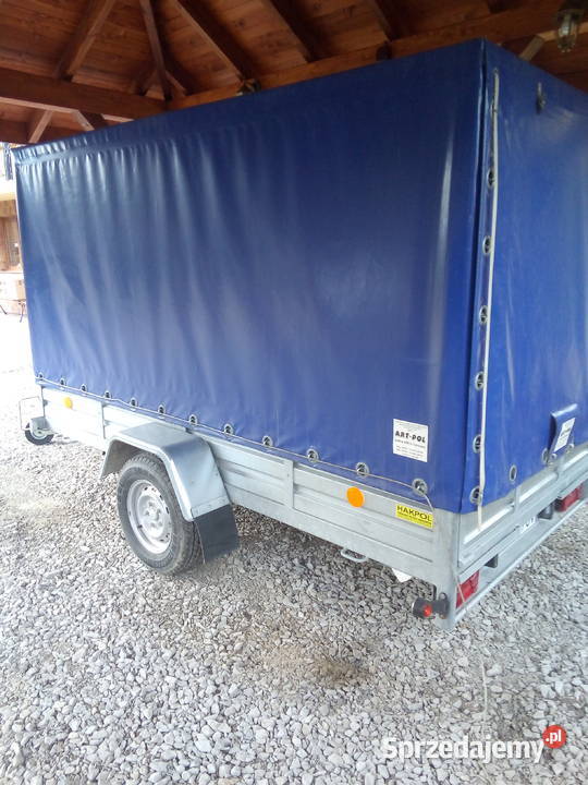 Przyczepka Hakpol H750 292x142x160Stan Idealny Do samochodów osobowych podkarpackie Brzostek