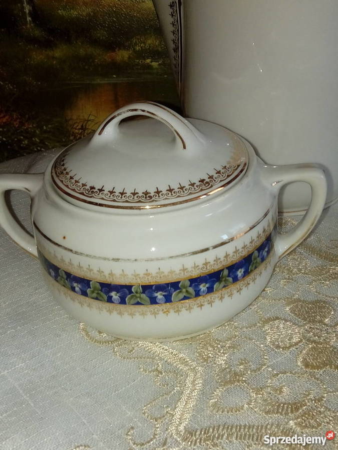 Dzbanek i cukiernica KPM Porcelana i szkło Radom