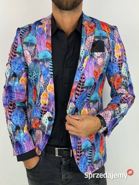 GIOVANNI PERA Marynarka męska D630 kolorowa w wielkopolskie Ostrów Wielkopolski