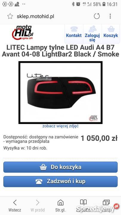 Audi a4 b7 S line 27tdi 180 chip na 232 kurtyny powietrzne Zakrzewo