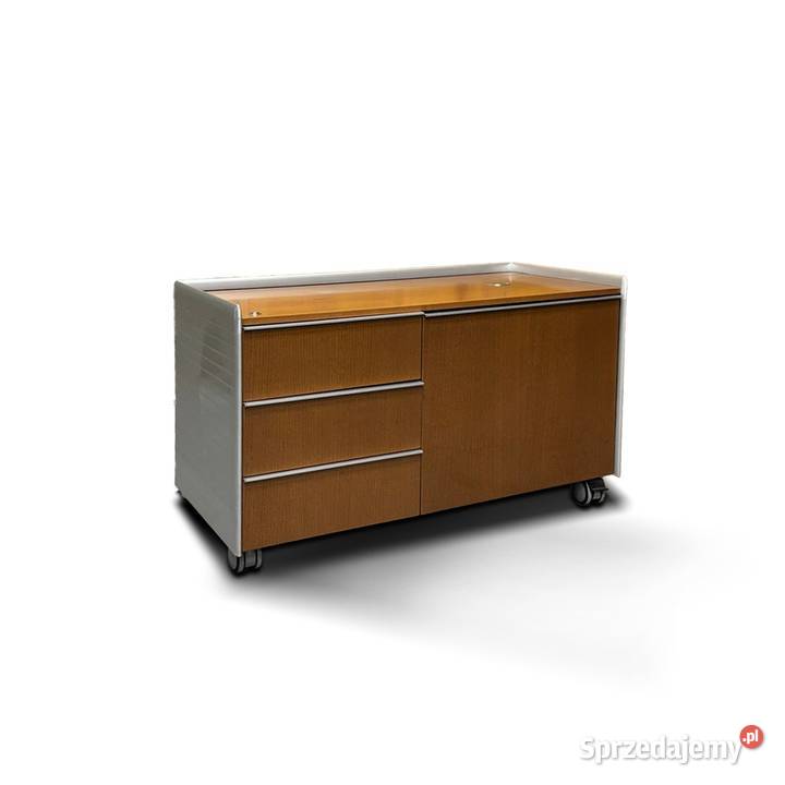 Mobilny sideboard BENE Premium Valnut Sienna małopolskie Nowy Sącz