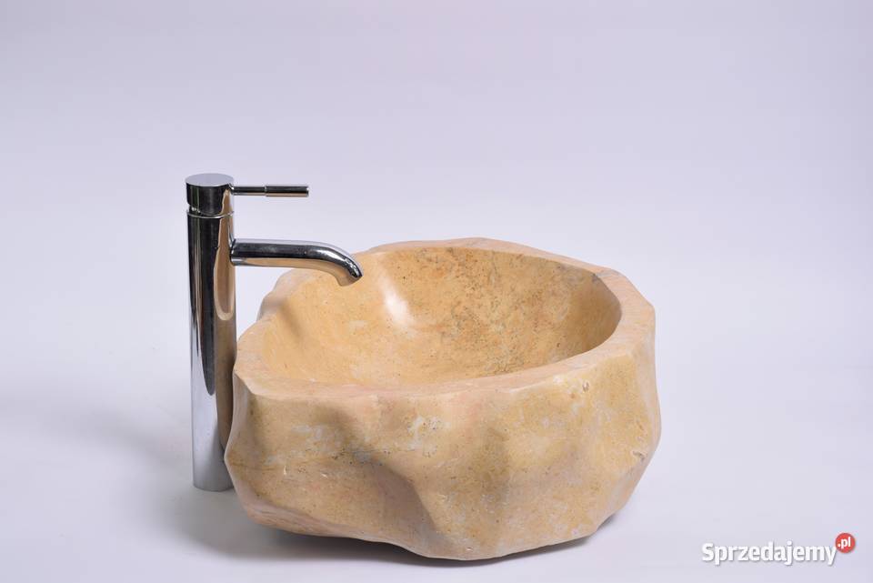 EROSI Yellow D polerowana kamienna umywalka