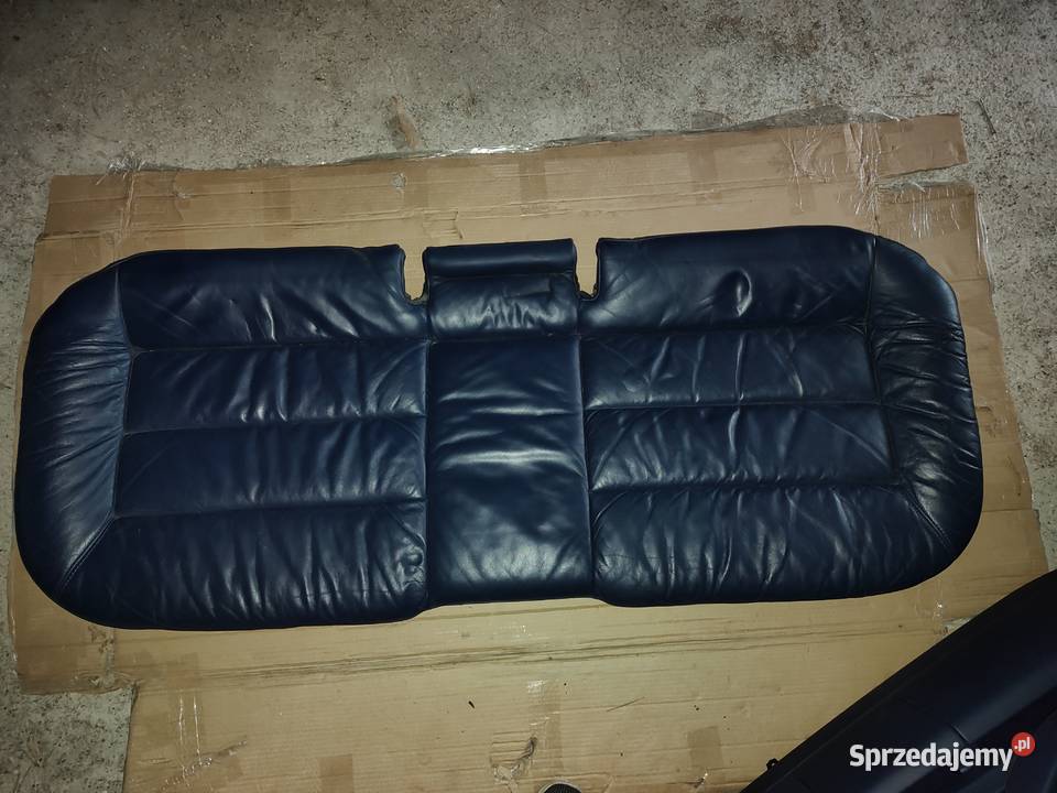 Siedzenia skórzane Audi A6 C5 Avant niebieskie Rok produkcji 1998 Zagościniec