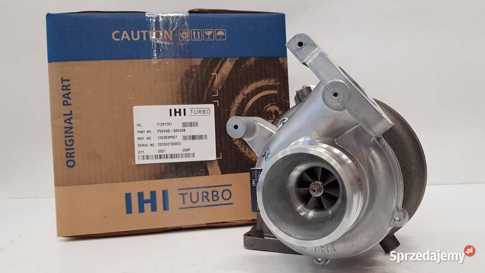 Nowa turbosprężarka IHI CIHP F54VADS0045B Pozostałe mazowieckie Siedlce
