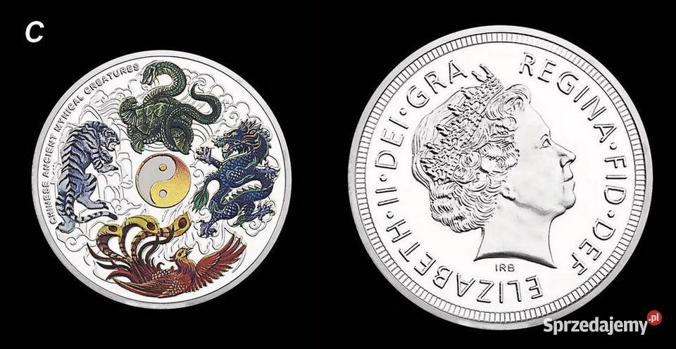 Monety pamiątkowe repliki w kolorze srebrnym 6 Głuchołazy