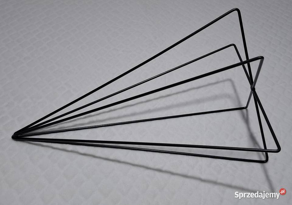 Druciana choinka czarna drut 4mm 255x40 śląskie Czeladź