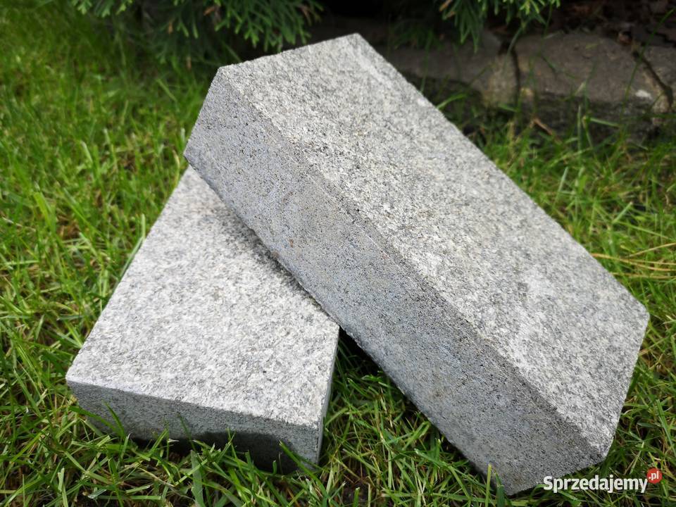 Kostka Brukowa Granitowa Cięta Czarna Gabro na Warszawa