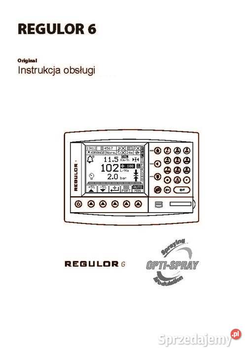 Hardi Regulor 6 Instrukcja obsługi REGULOR 3 4 Szamotuły