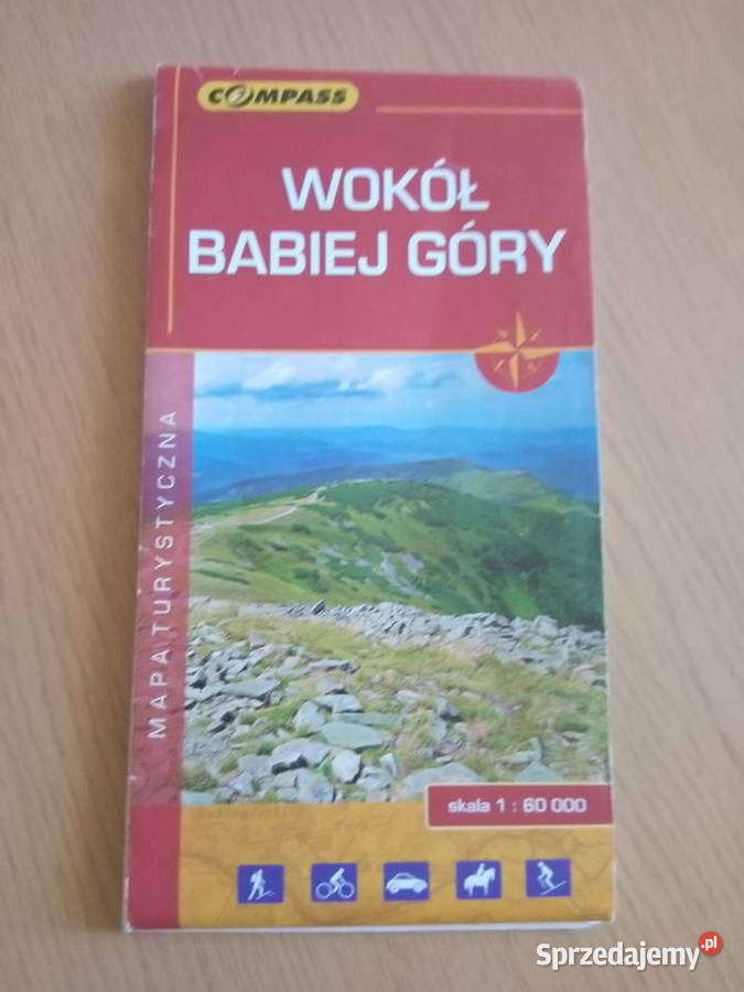 Mapa Wokół Babiej Góry 160 000 śląskie Dąbrowa Górnicza