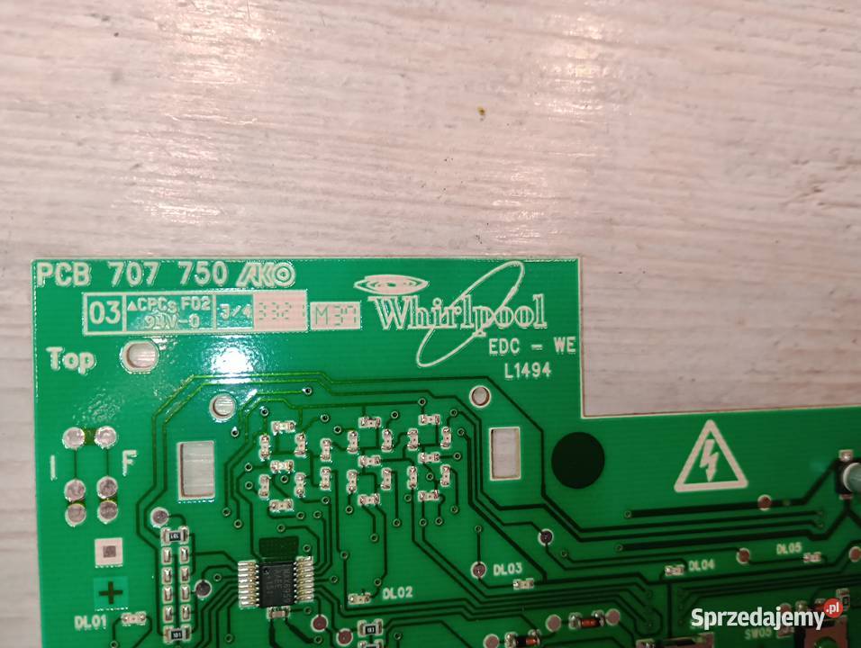 Pralka Whirpool moduł sterujący Polska
