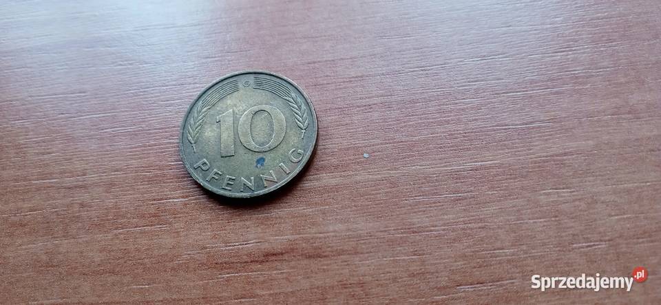 Moneta 10 pfennig 80