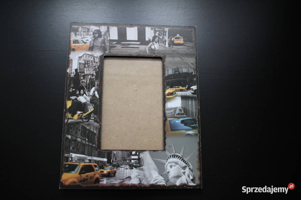 ramka zdjęć zdjęcia Nowy Jork York taxi gift Toruń