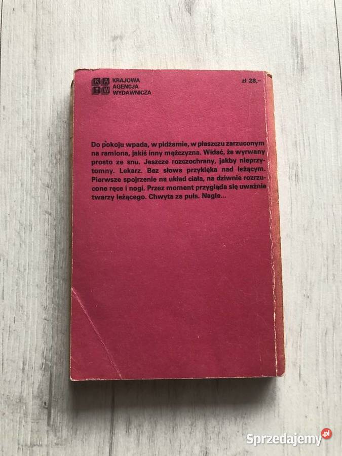 Książka kryminał Dwie kobry Kazimierz Koźniewski Łódź sprzedam
