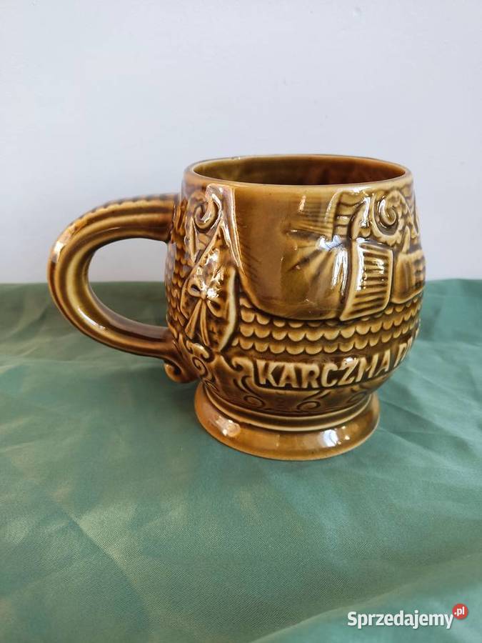 Kufel do piwa ceramiczny Bolesławiec Porcelana i szkło Głuchołazy