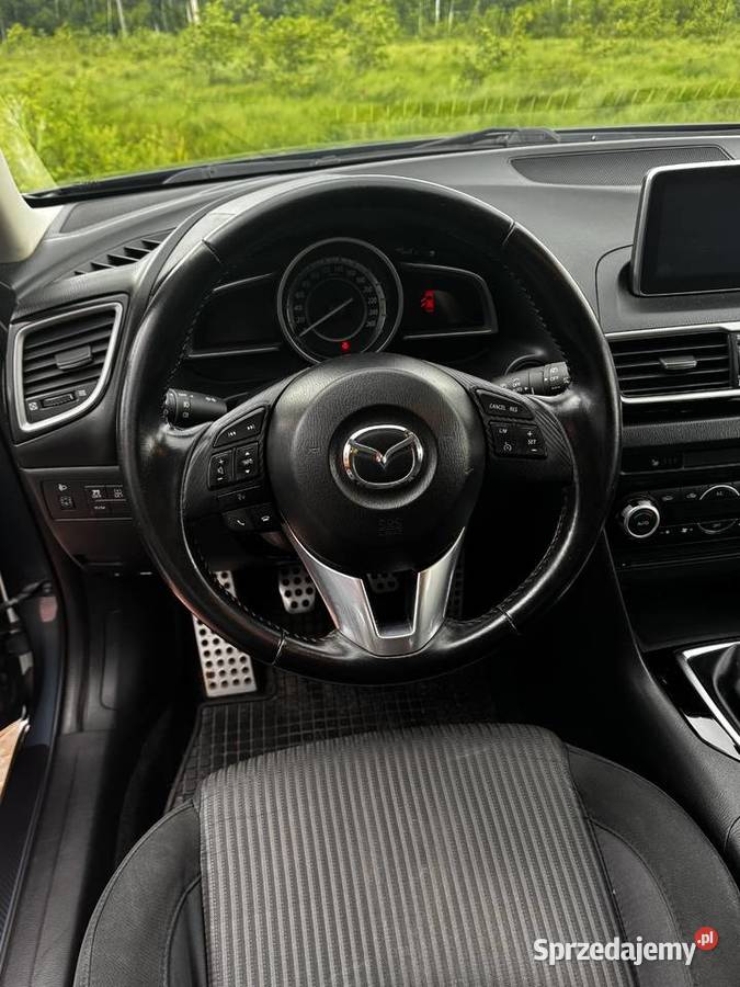 Mazda 3 20 benzyna 2014 120 bezwypadkowy salon nieuszkodzony świętokrzyskie Ostrowiec Świętokrzyski