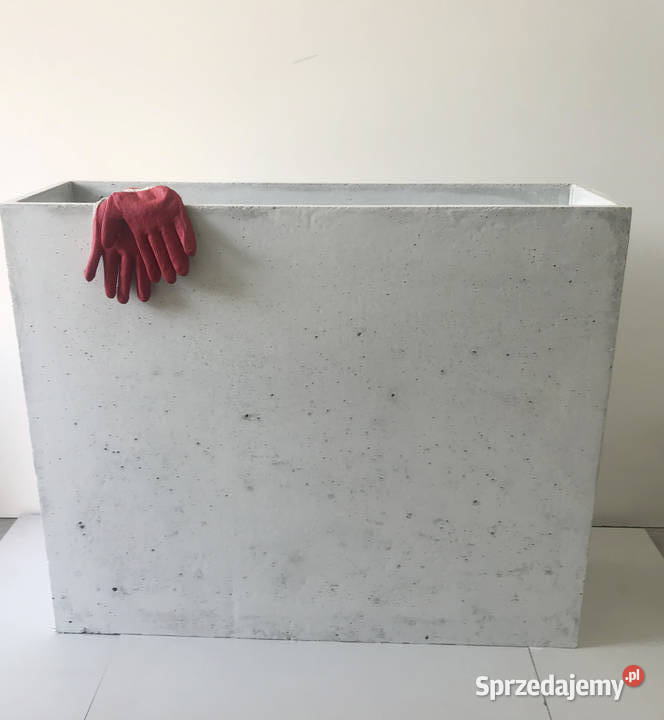 Donica betonowa 100x30x80 Donice betonowe beton Architektura ogrodowa