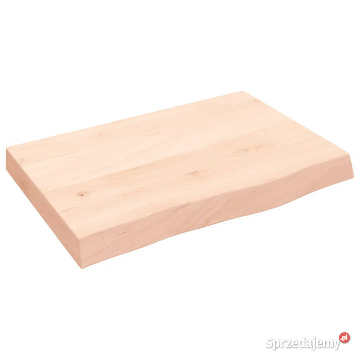 Półka 60x40x26 surowe lite drewno dębowe Warszawa