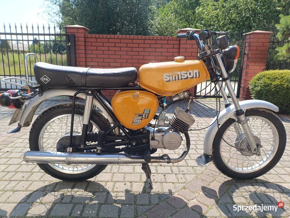 Simson S51 1987r oryginał zarejestrowany Sieradz