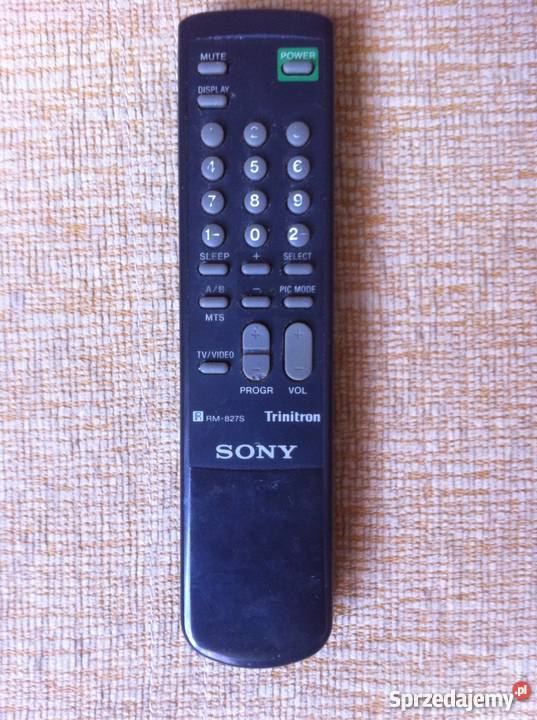 Oryginalny pilot Sony RM-827S - telewizor