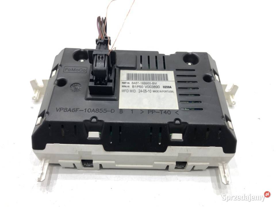 WYŚWIETLACZ FORD FIESTA MK7 8A6T18B955BM EKRAN