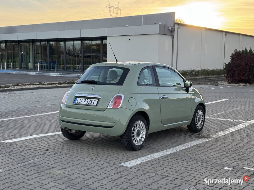 Fiat 500 12 Benzyna MIĘTOWY SALON Lublin 9 900 nieuszkodzony lubelskie sprzedam