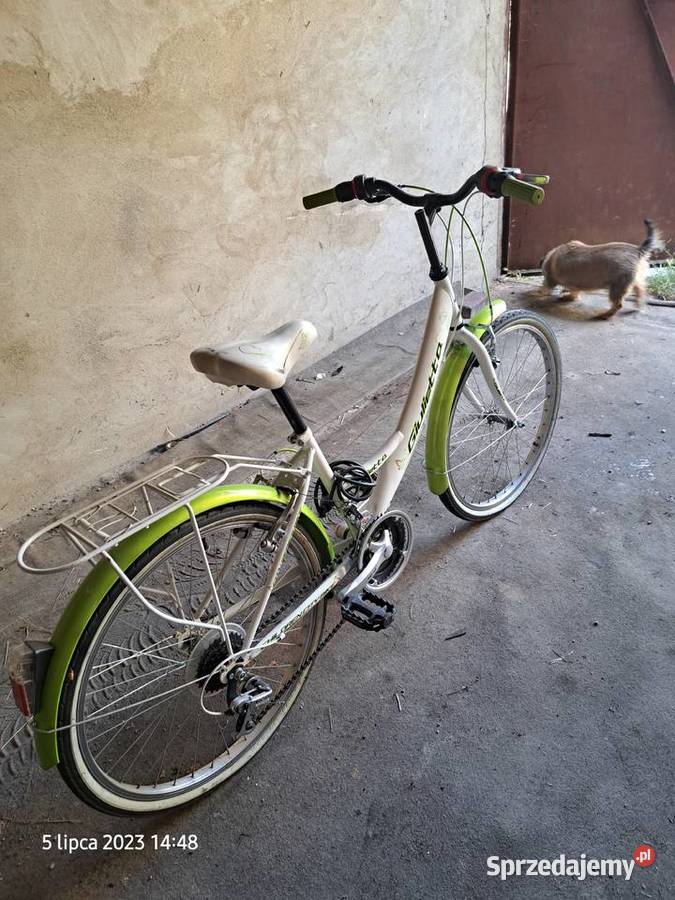 Rower dziewczynki biały koła 24 Częstochowa sprzedam