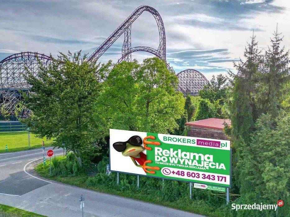 Reklama Billboard Zator Energylandia Wydruk małopolskie