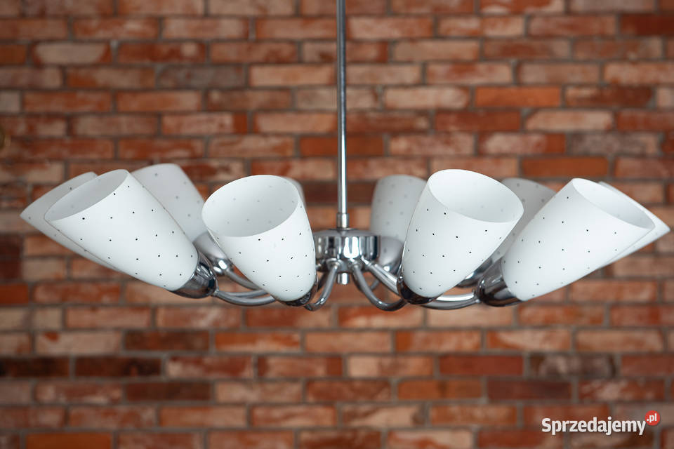Żyrandol lata 60 Look PopArt MidCentury Vintage Lampy wiszące Dąbrowa Górnicza
