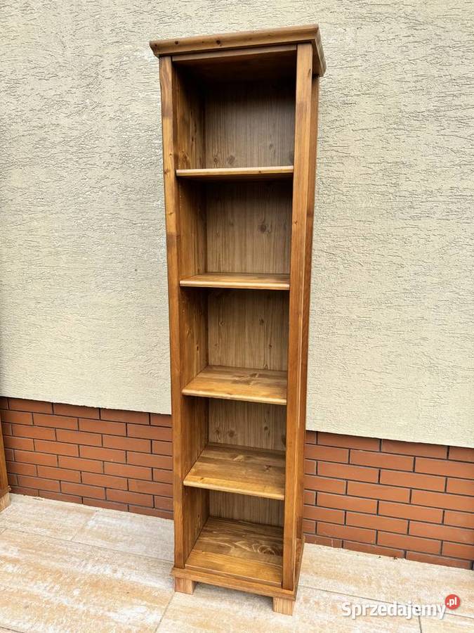 Regał drewniany półki ikea markor leksvik Sulbiny