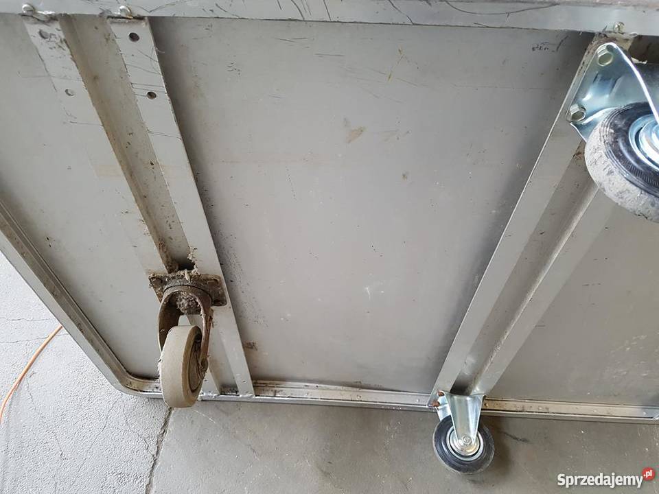Wózek pralniczy aluminiowy z ruchomym dnem 600L Dzierżoniów