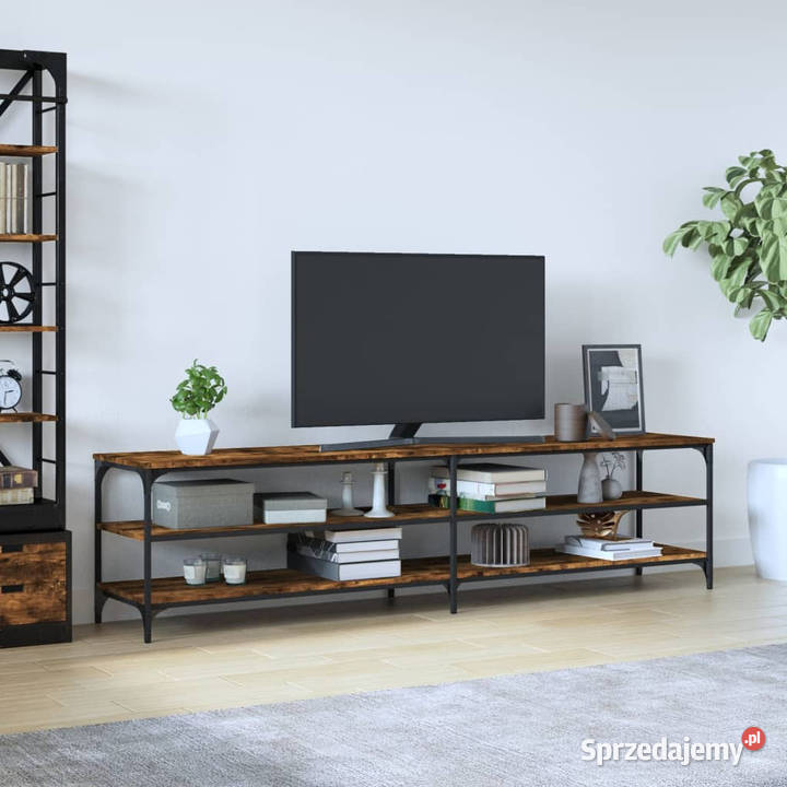 Szafka pod telewizor przydymiony dąb 200x30x50 Warszawa