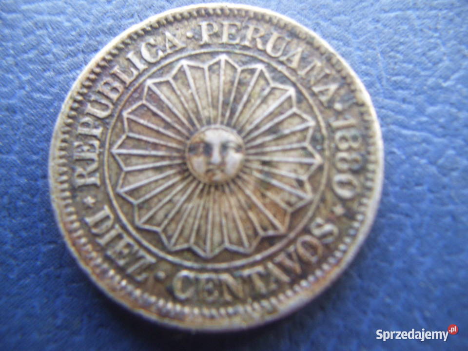 Stare monety 10 centavo 1880 Peru sprzedam