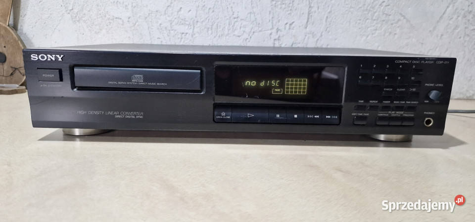 Sony odtwarzacz kompakt CD player CDP 211 CDP211 Międzychód