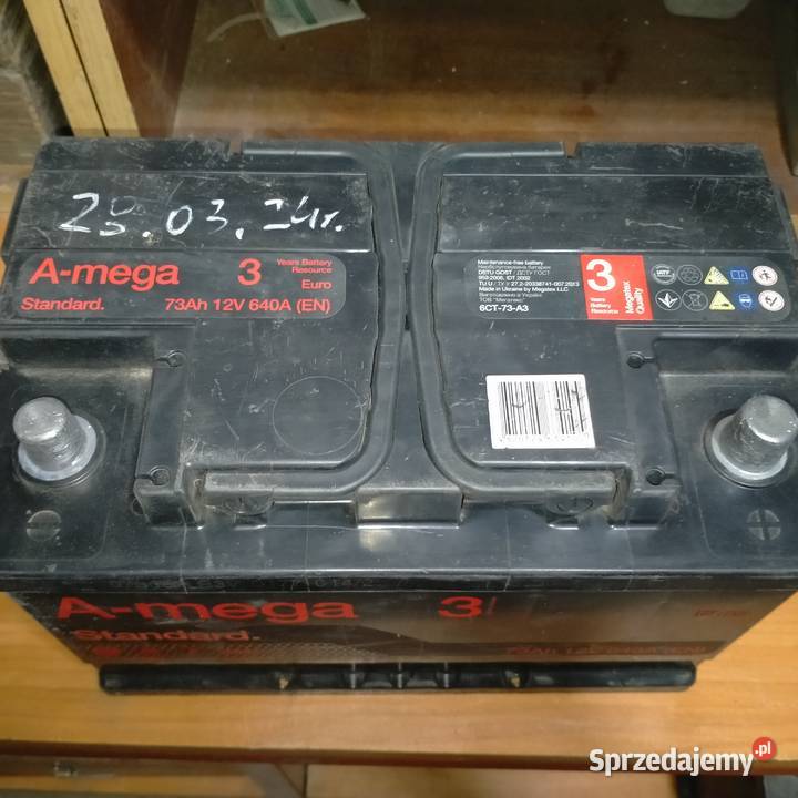 Akumulator rozruchowy Amega 3 73Ah 640A