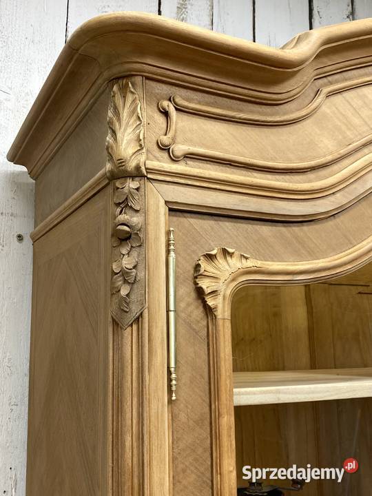 Witryna oczyszczona biblioteka LUDWIK XV Francja Kredensy i witryny Warszawa
