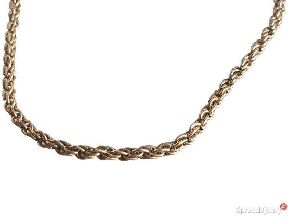 Stary ozdobny łańcuszek naszyjnik vintage lata Cieszyn