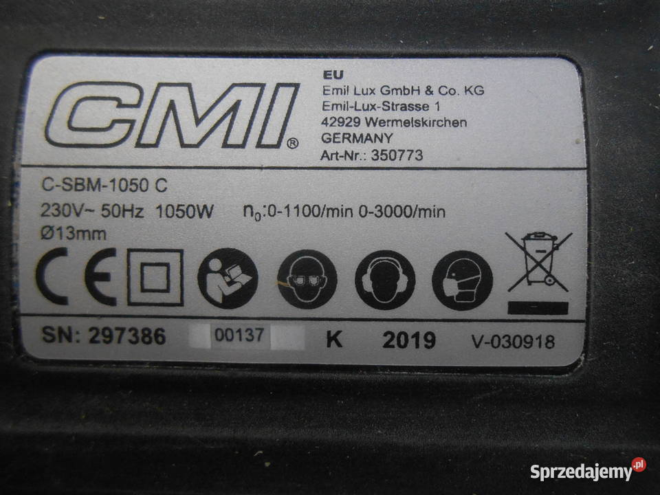 Wiertarka Udarowa CMI 1050W Dom i Ogród Katowice