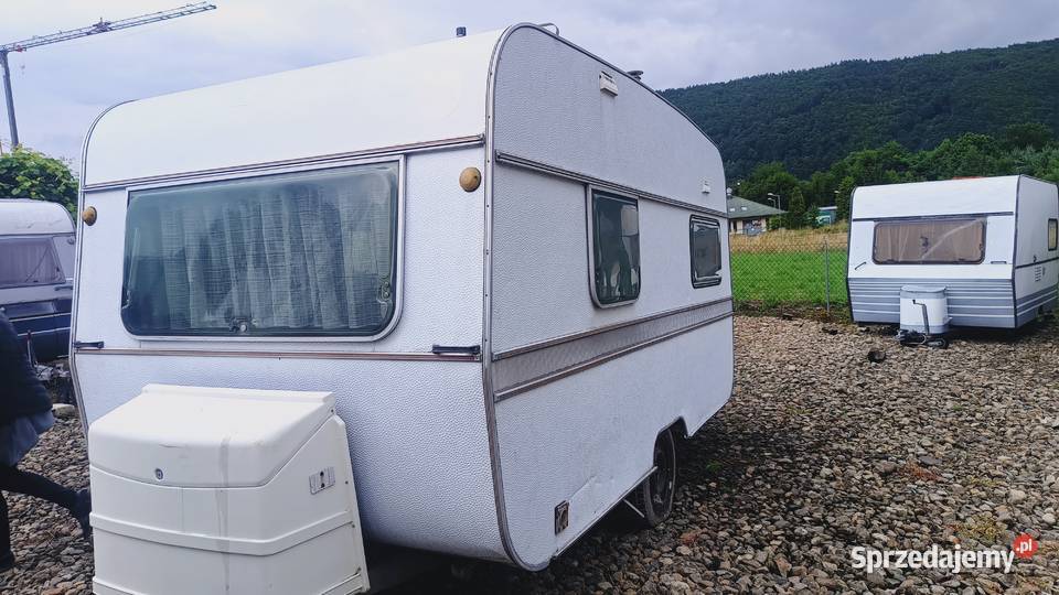 przyczepa kempingowa campingowa kemping DOMEK Międzybrodzie Bialskie