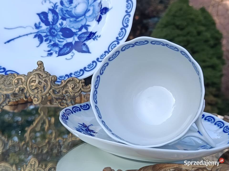 Filiżanka Trio porcelanowe Plaue