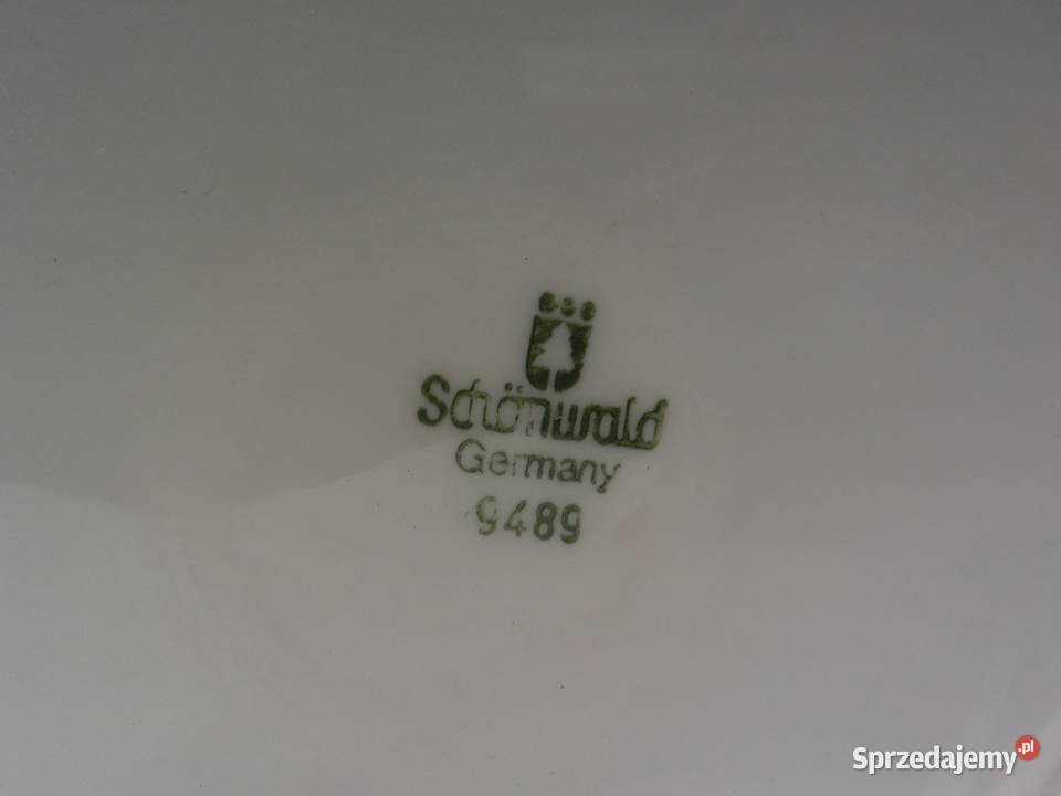 Wazon Schnwald porcelana biały lata 70 Raszków
