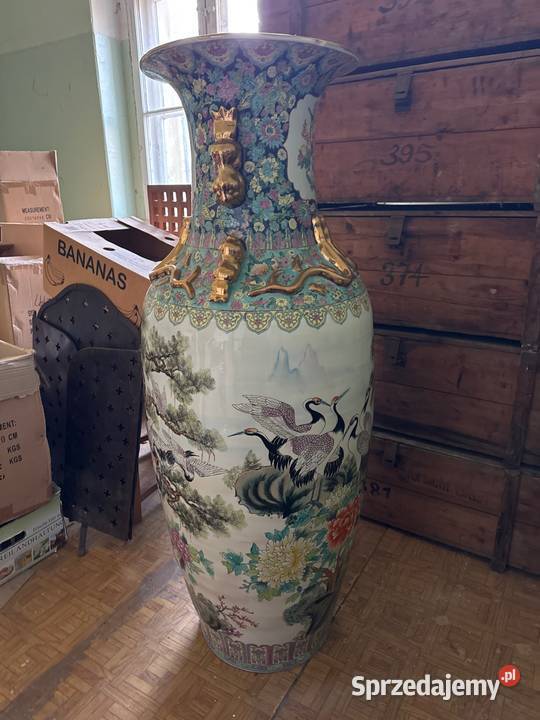 Ogromny porcelanowy dzban 134 wazon amfora antyk dolnośląskie Międzylesie