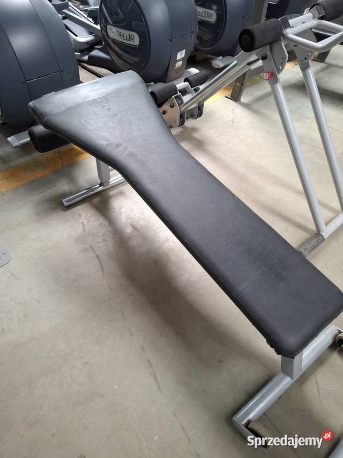 Ławka skośna na mięśnie brzucha Nordic Gym Wałcz