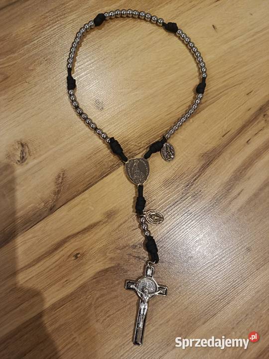 Różaniec Paracord linka stal nierdzewna 10mm