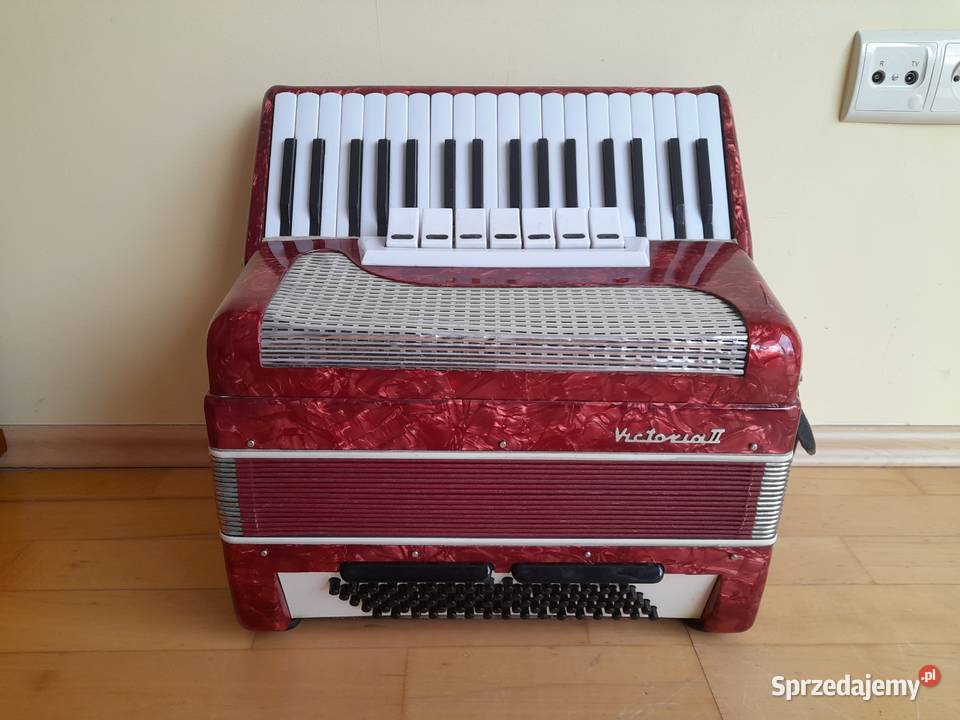 Akordeon Victoria II 80 basowy z walizką klawiszowe lubuskie Gorzów Wielkopolski