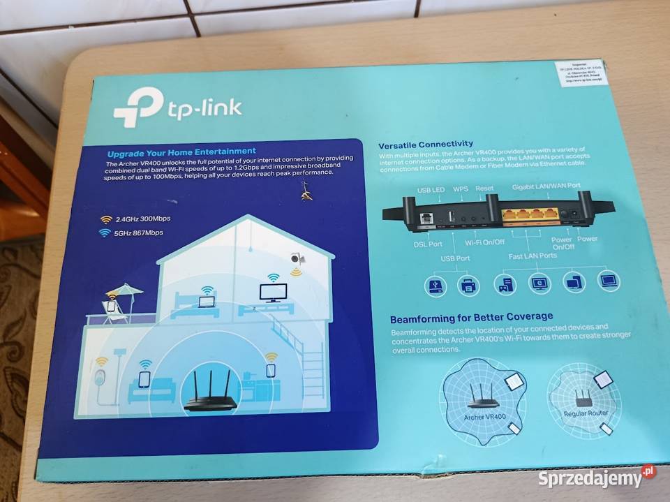 Router TPLINK Archer VR400 AC 1200 Wireless Szczecin