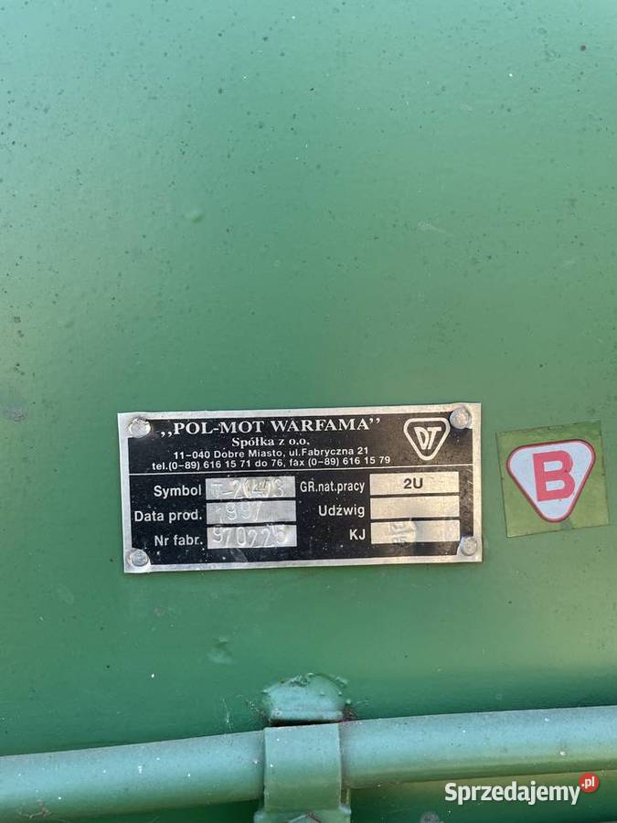 Sprzedam ładowacz cyklop T2143 Poręba