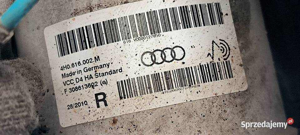 AMORTYZATOR PRAWY TYŁ AUDI A8 D4 4H0616002M Pozostałe Lipno