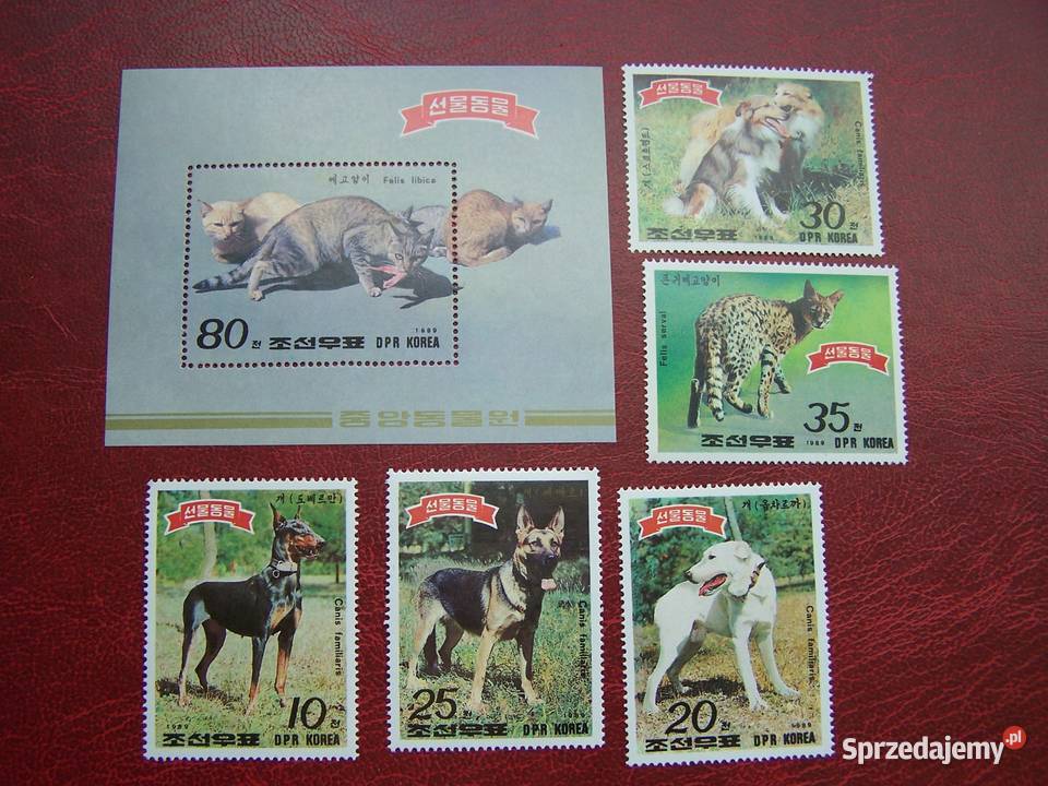 Korea 1989 MNH Mi 299195 Fauna Psy Tychy
