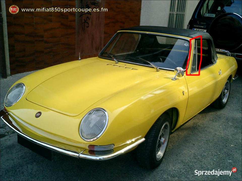 Fiat 850 Sport Spider szyby trójkątne orginalne Kielce