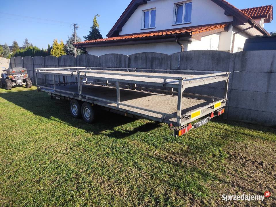 Laweta przyczepa ciężarowa 640x220 platforma Poznań